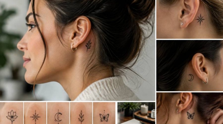Tatouage pres de l'oreille : idées, significations et conseils pour un choix discret