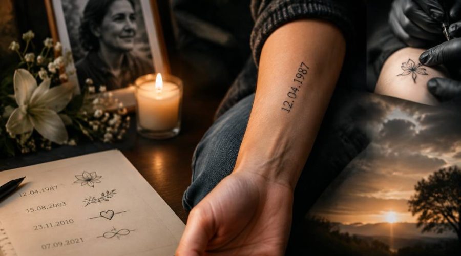 Tatouage date de décès : significations, idées et précautions à connaître