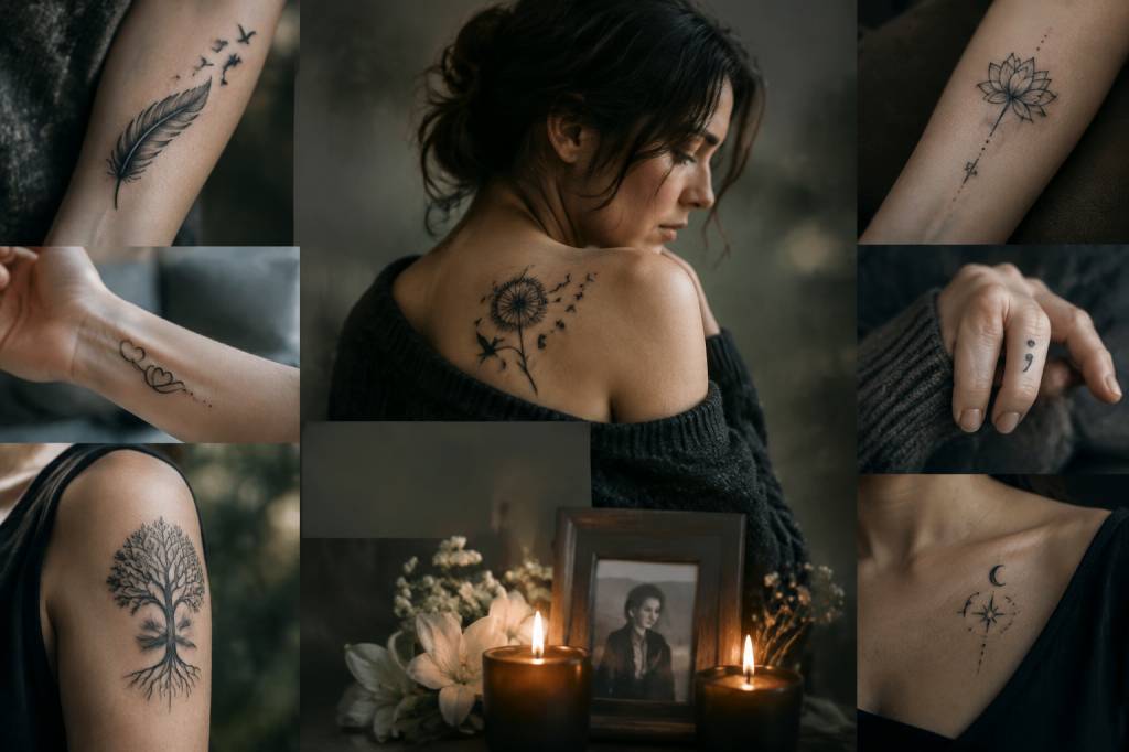 Tatouage symbole deuil : 15 idées porteuses de sens pour rendre hommage à un être cher
