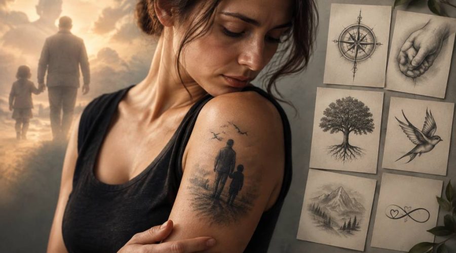 Tatouage deuil papa : idées et significations pour lui rendre hommage