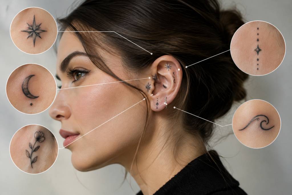 Tatouage oreille femme signification : découvrez ce que révèle chaque symbole