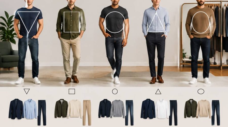 Morphologie hommes : comment choisir ses vêtements selon sa silhouette