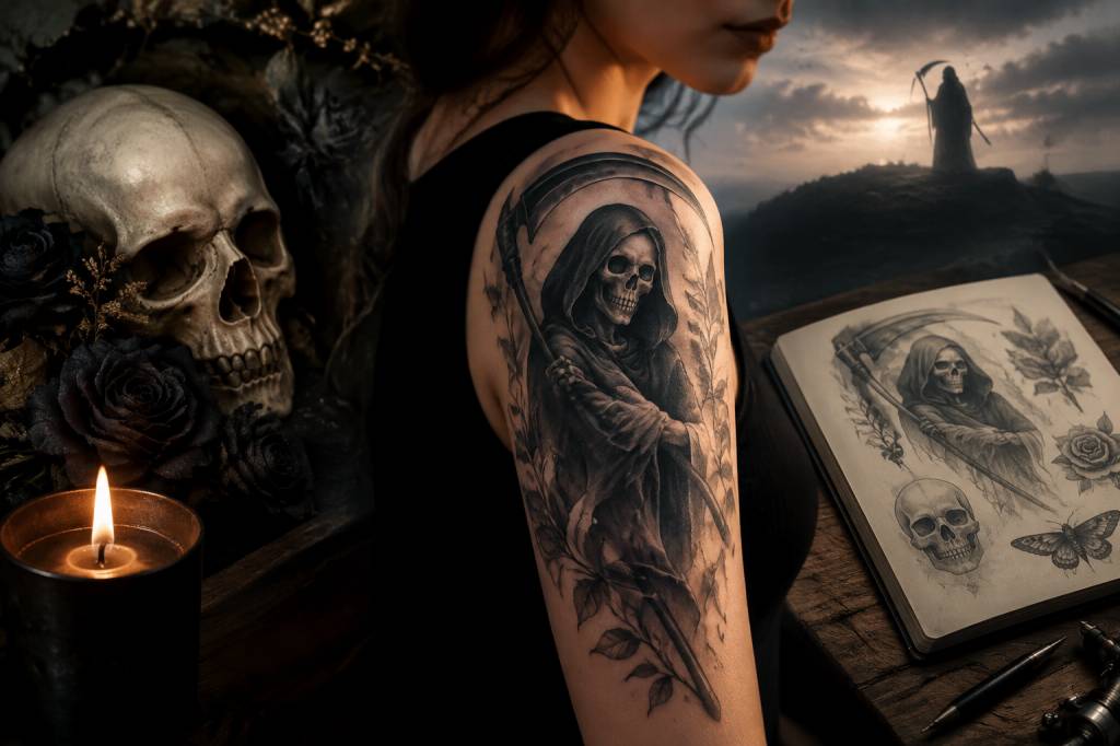 Tatouage mort : significations, inspirations et conseils pour un motif inoubliable