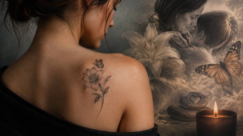 Tatouage décès mère : idées symboliques pour lui rendre hommage