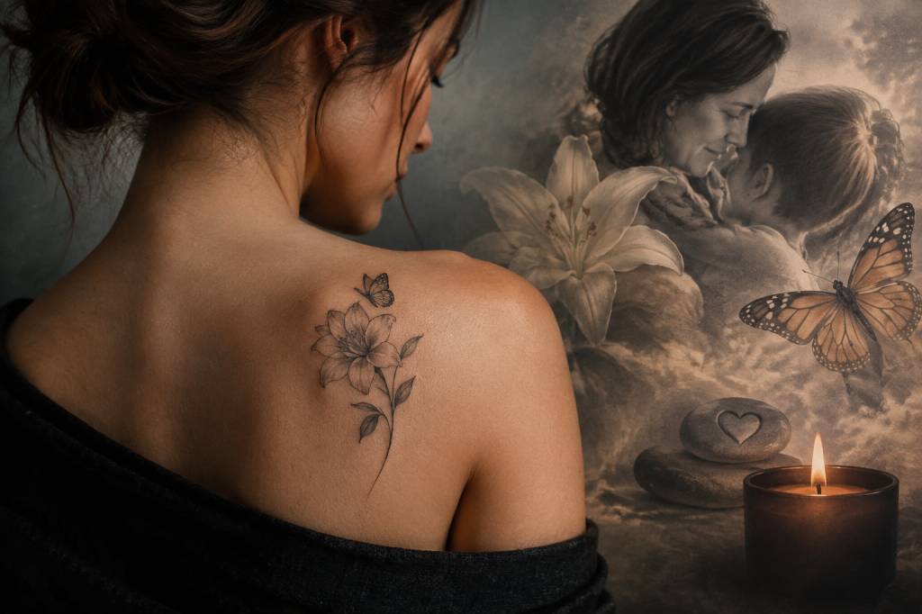 Tatouage décès mère : idées symboliques pour lui rendre hommage