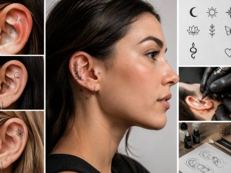 Tatouage sur l’oreille : idées, significations et conseils pour un choix tendance et symbolique