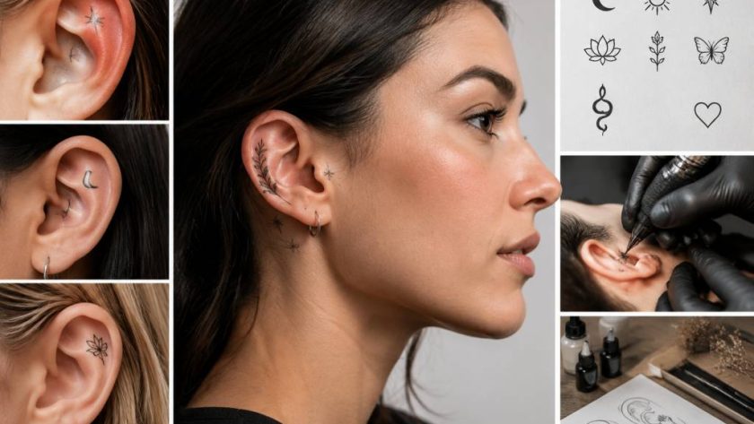 Tatouage sur l’oreille : idées, significations et conseils pour un choix tendance et symbolique