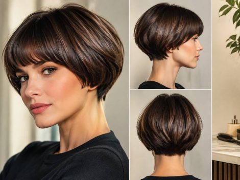 Coupe carré boule nuque courte : la tendance capillaire moderne à adopter cette saison
