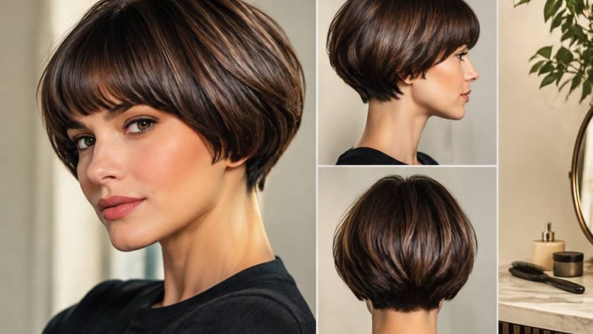 Coupe carré boule nuque courte : la tendance capillaire moderne à adopter cette saison