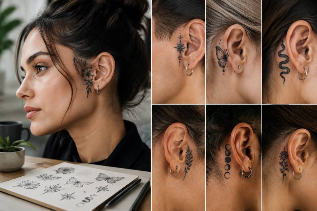 Tatouage devant oreille : idées, styles et conseils pour un choix réussi