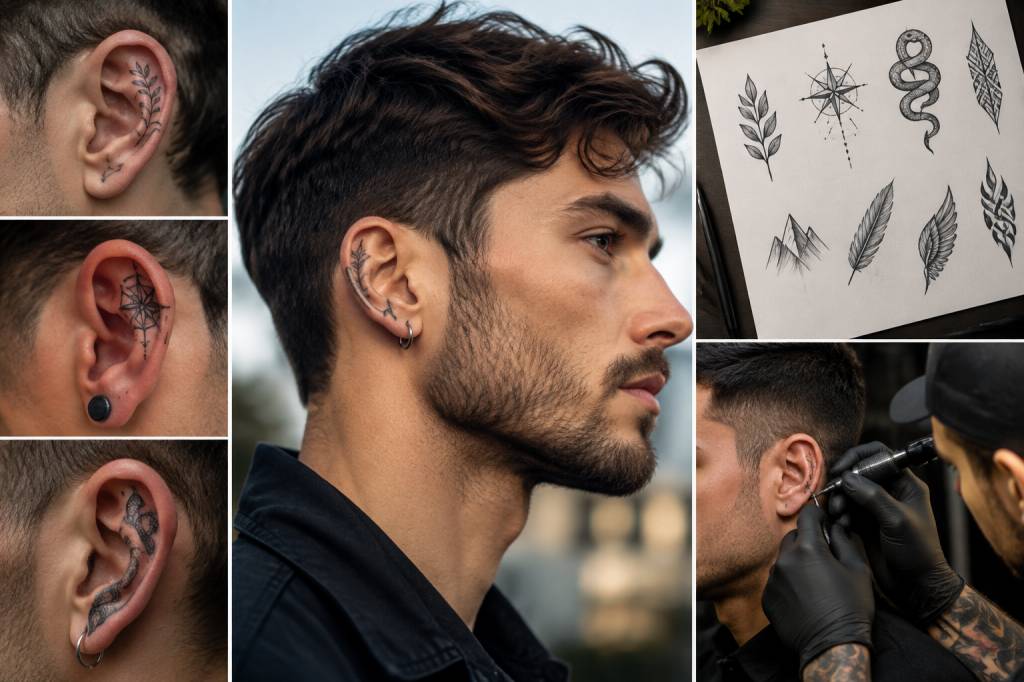 Tatouage oreille homme : idées, styles et conseils pour bien choisir