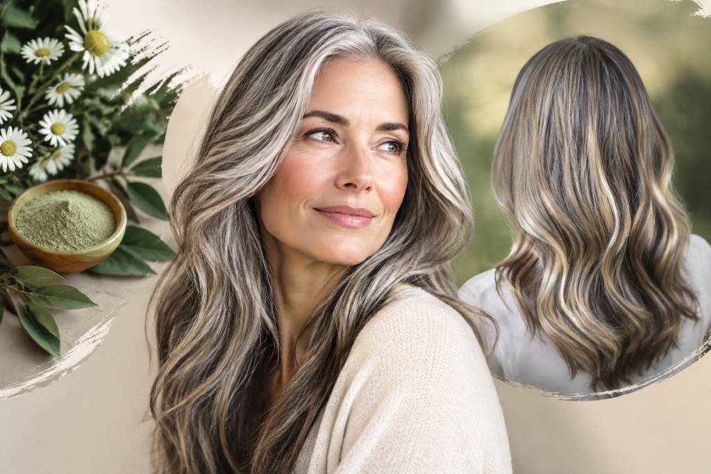 Balayage inversé cheveux gris : illuminer sa chevelure avec naturel